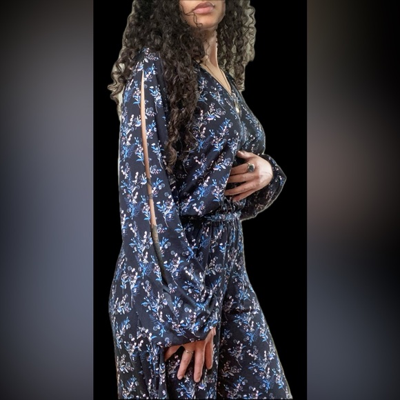 Black Floral Jumpsuit - Picture 7 of 7